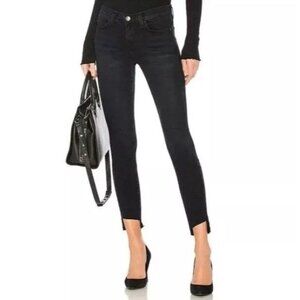 Current Elliott The Stiletto Skinny Jeans Size 25 Blueridge W/ Uneven Step Hem